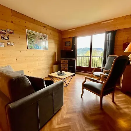 Les Xettes, Bel Appartement Style Chalet & Balcon Gérardmer Exterior foto